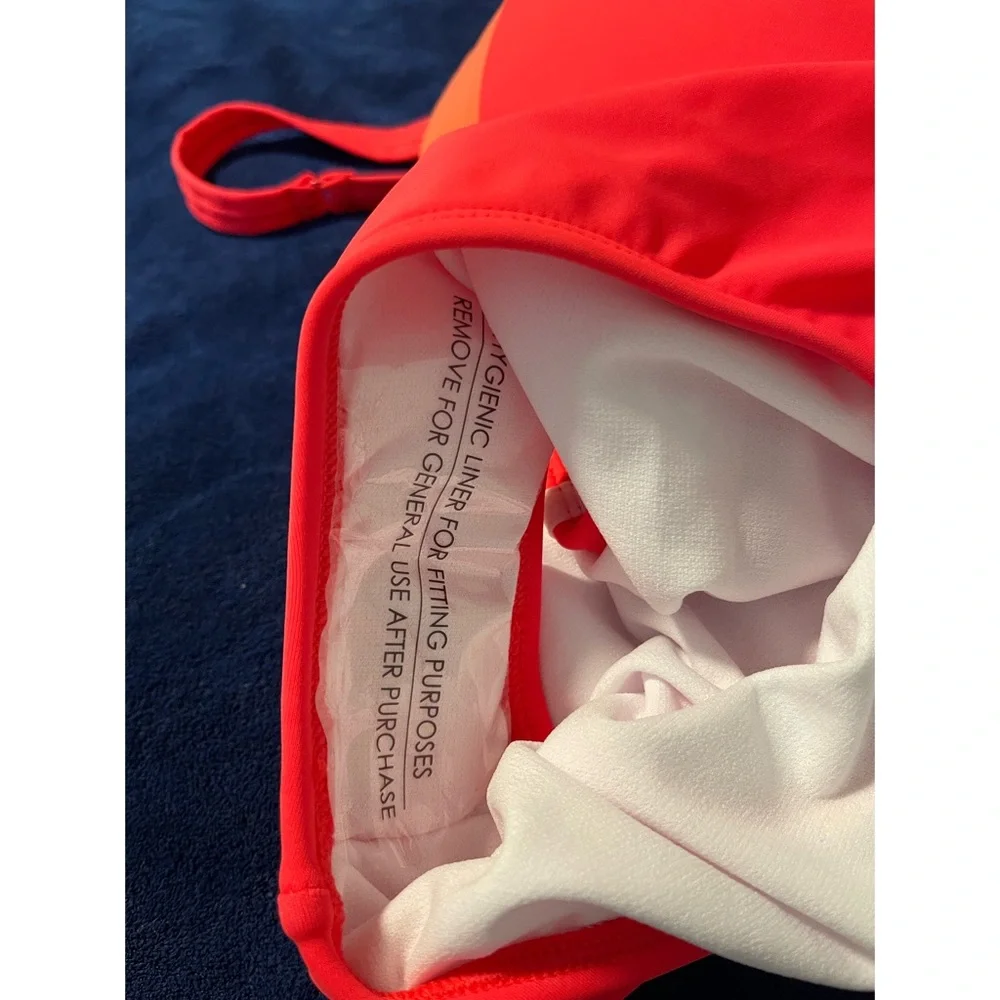 Torrid Underwire Pink Color Block One-Piece Swimsuit NWT SZ 1 DD-DDD/2DD-F - Picture 7 of 14